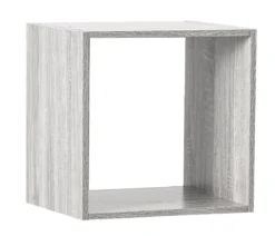 Five ETAGERE BOIS 1 CASE MIX GRIS