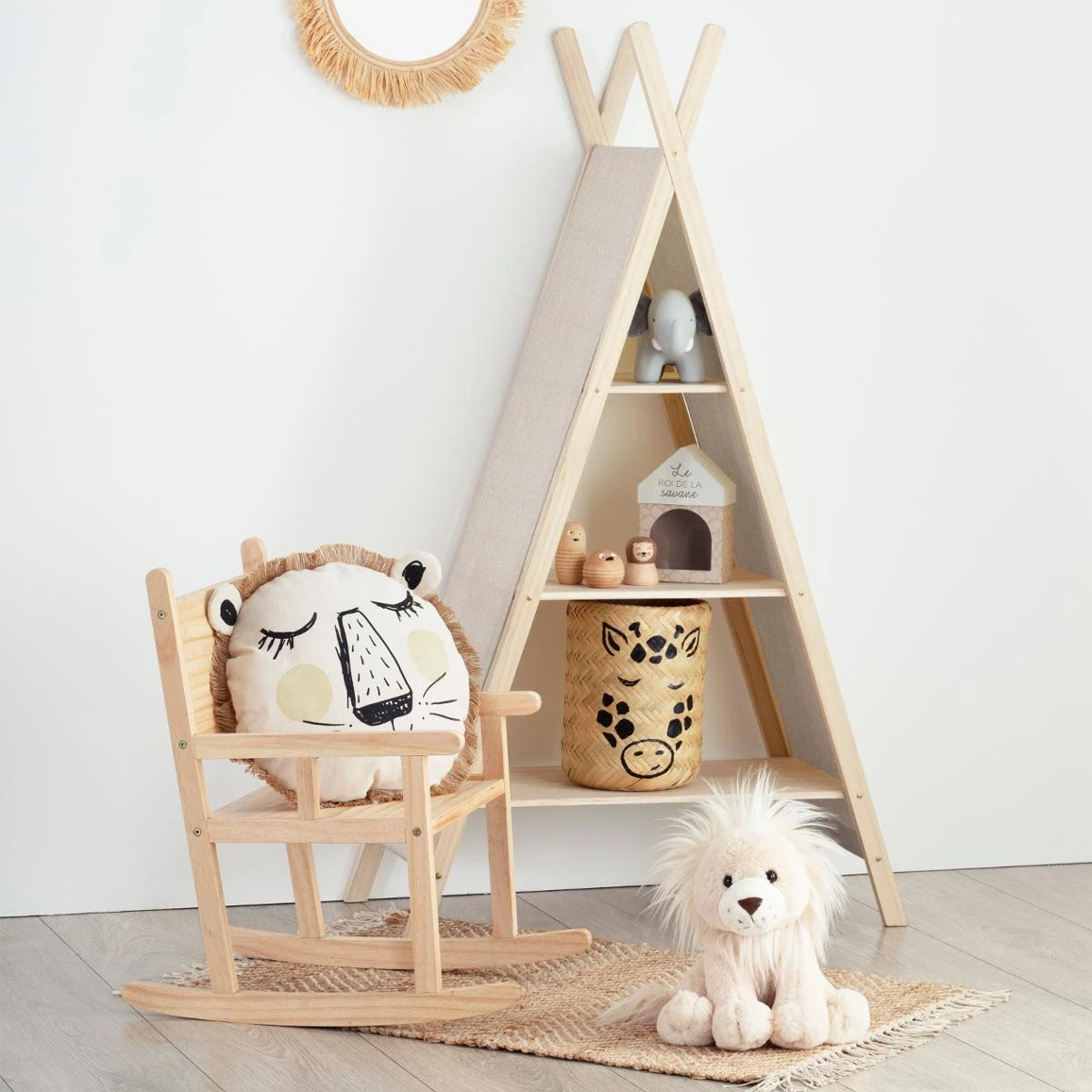 ATMOSPHERA ETAGERE SAFARI TOILE 2 ATMOSPHERA ETAGERE SAFARI TOILE – Image 2