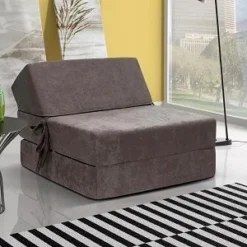 KEVIN CHAUFFEUSE CONVERTIBLE 1 PLACE GRIS FER