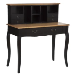 SECRETAIRE 5 TIROIRS CHRYSA NOIR